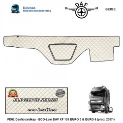 Dashboard Upholstery - ECO-Leather, DAF XF 105 - XF106 (prod. 2007-)