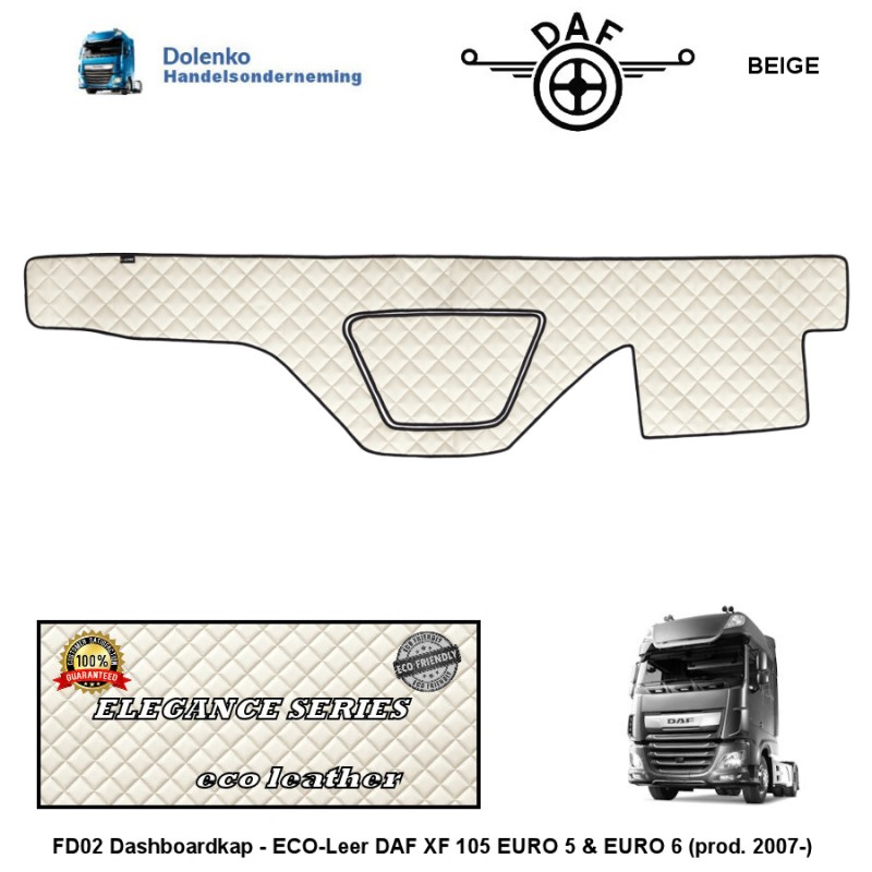 Dashboard Bekleding - ECO-Leer, DAF XF 105 - XF 106 (prod. 2007-)