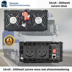 Qualität LKW Umwandler 24v AC / 220v DC 2500w Reine Sinus