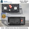 KWALITEITS TRUCK Omvormer 24v DC naar 220v AC - 2500w Zuivere Sinus
