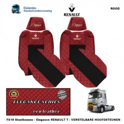 RENAULT T - Verstelbare Hoofdsteunen - ECO LEDER - STOELHOEZEN - ELEGANCE, PROD. SINDS 2014 FX19-UX19