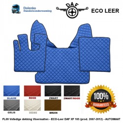 DAF ECO LEATHER TUNNEL COVERS AND FLOOR MATS FULL COVERAGE