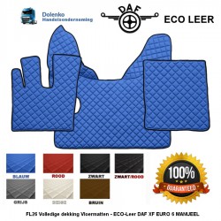 DAF ECO LEDER TUNNELABDECKUNGEN UND FUSSMATTEN VOLLSTÄNDIGE ABDECKUNG