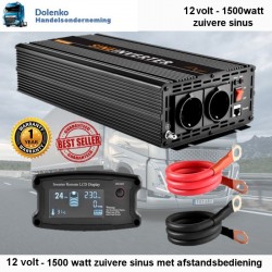 Umwandler 12v AC / 220v DC 1500w Reine Sinus