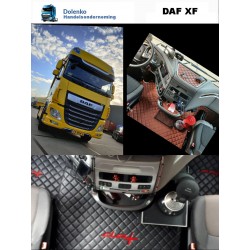 DAF CF EURO 6 Automatic Gearbox - Tunnelcover and floormats FL39-SM39