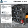 (24v) Omvormer 24v DC naar 220v AC - 2000w Gemodificeerde Sinus - LCD