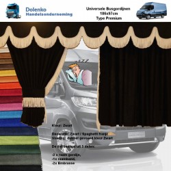 Transporter Gardinen Alcantara Stoff 3 Modelle von einfachen bis sehr luxuriösen Sets