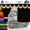 Transporter Curtains Alcantara Fabric 3 models from Simple to Very Luxurious Sets