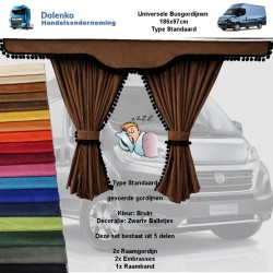 Transporter Curtains Alcantara Fabric 3 models from Simple to Very Luxurious Sets
