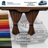 Transporter Curtains Alcantara Fabric 3 models from Simple to Very Luxurious Sets