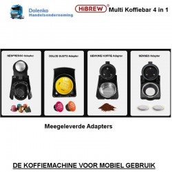 HIBREW DIE NEUESTE COFFEE SENSATION MULTI KAFFEE BAR 4 IN 1 FÜR DEN HAUSGEBRAUCH.