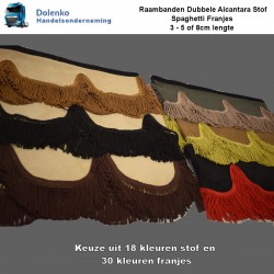 Premium Raambanden Dubbele stof  voor meer sfeer in Uw cabine