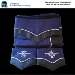 LUXE PREMIUM TRUCK GORDIJNEN DUBBELE ALCANTARA STOF 100% VERDUISTEREND