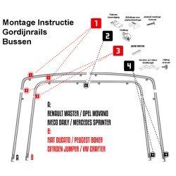 Transporter Curtains Alcantara Fabric 3 models from Simple to Very Luxurious Sets