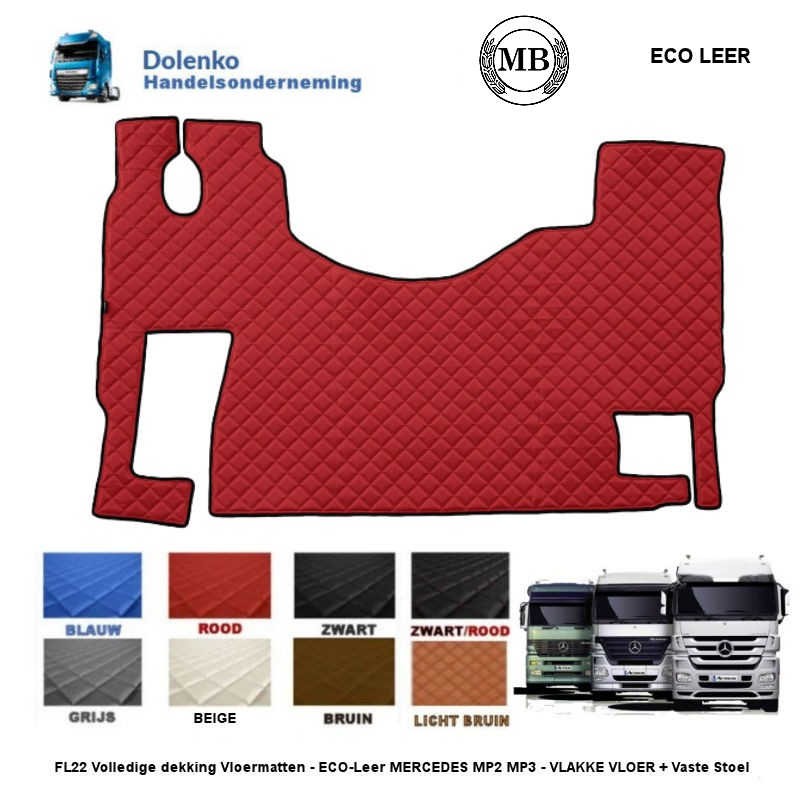 MERCEDES ACTROS MP2 - MP3 VLAKKE VLOER VASTESTOEL FL22/SM22