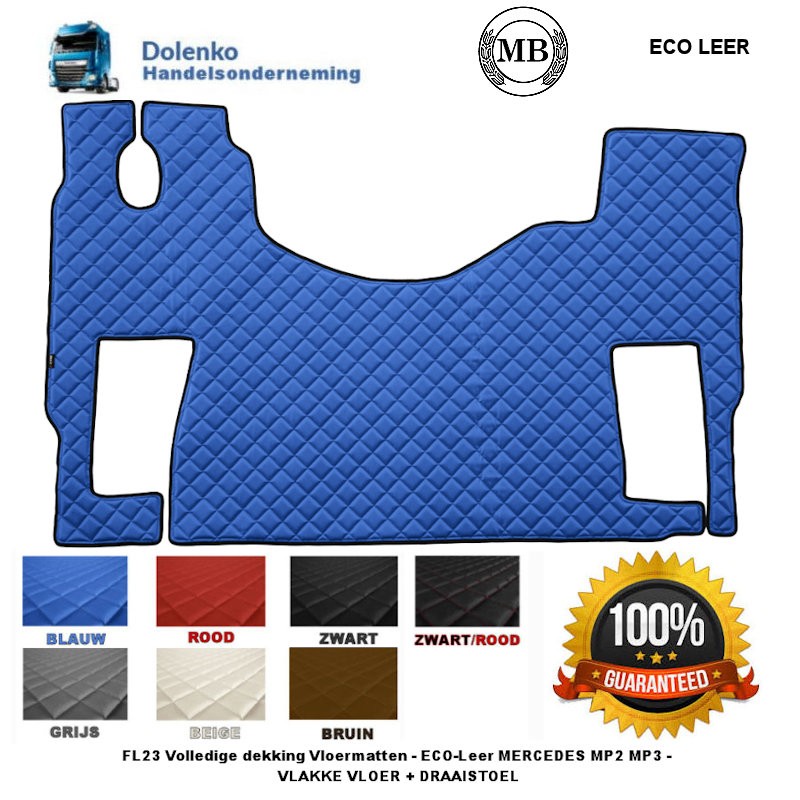 MERCEDES ACTROS MP2 - MP3 FLACHE BODEN LUFT GEFEDERDE BEIFAHRER SITZ FL23-SM23