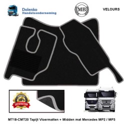 MERCEDES ACTROS MP2/MP3 TAPIJT VLOERMATTEN + MIDDENMAT CMT20-MT18