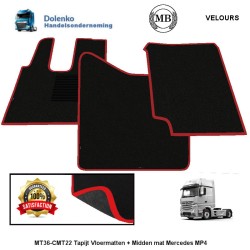 MERCEDES ACTROS MP4 -MP5 TAPIJT VLOERMATTEN + MIDDENMAT MT36-CMT22