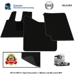 MERCEDES ACTROS MP4 -MP5 TAPIJT VLOERMATTEN + MIDDENMAT MT36-CMT22