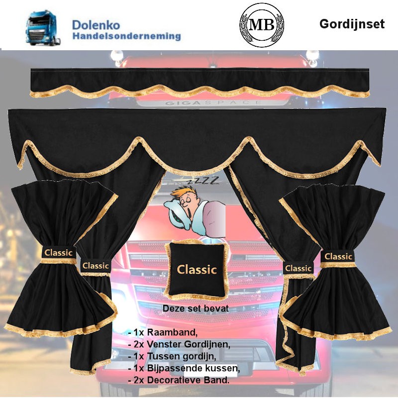 MERCEDES COMPLETE GORDIJNEN SETS ACTROS - MP4 - MP5 - ATEGO en AXOR