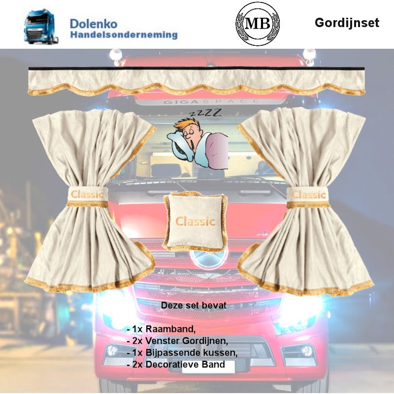 LKW FENSTER GARDINEN SET MERCEDES ACTROS - ATEGO en AXOR