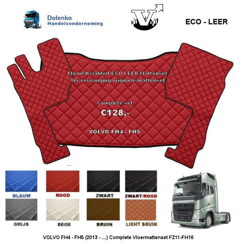VOLVO FH4 - FH5 - (2013 - ----) - SET FLOORMATS - FZ11- FH16