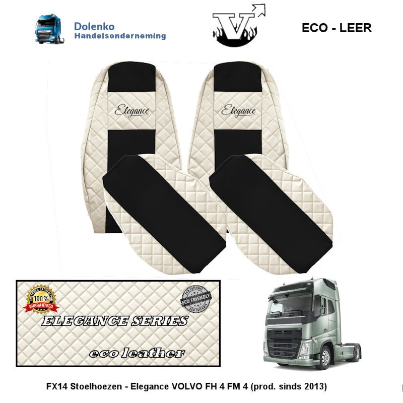 Seat covers - Elegance, VOLVO FH 4 - FH5 - FM 4 (prod. sinds 2013) FX14-UX14