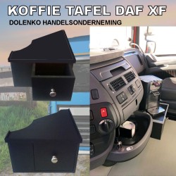 Koffietafel DAF XF 105-106 met handige opberg lade