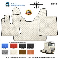 DAF XF 106  (2013-2022) Tunnelcover and floormats manual gearbox
