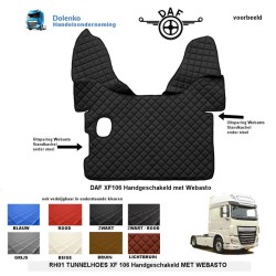 DAF XF 106 (2013-2022) Engine tunnel cover and floor mats Automatic - 2 colors