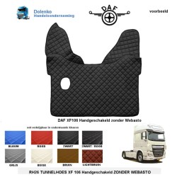 DAF XF 106  (2013-2022) Motortunnelabdeckung und Fußmatten Automatik - 2 Farben