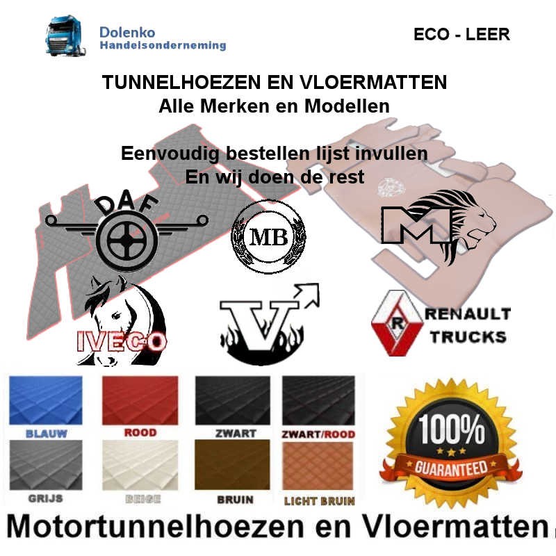 Motortunnelabdeckung und Fußmatten