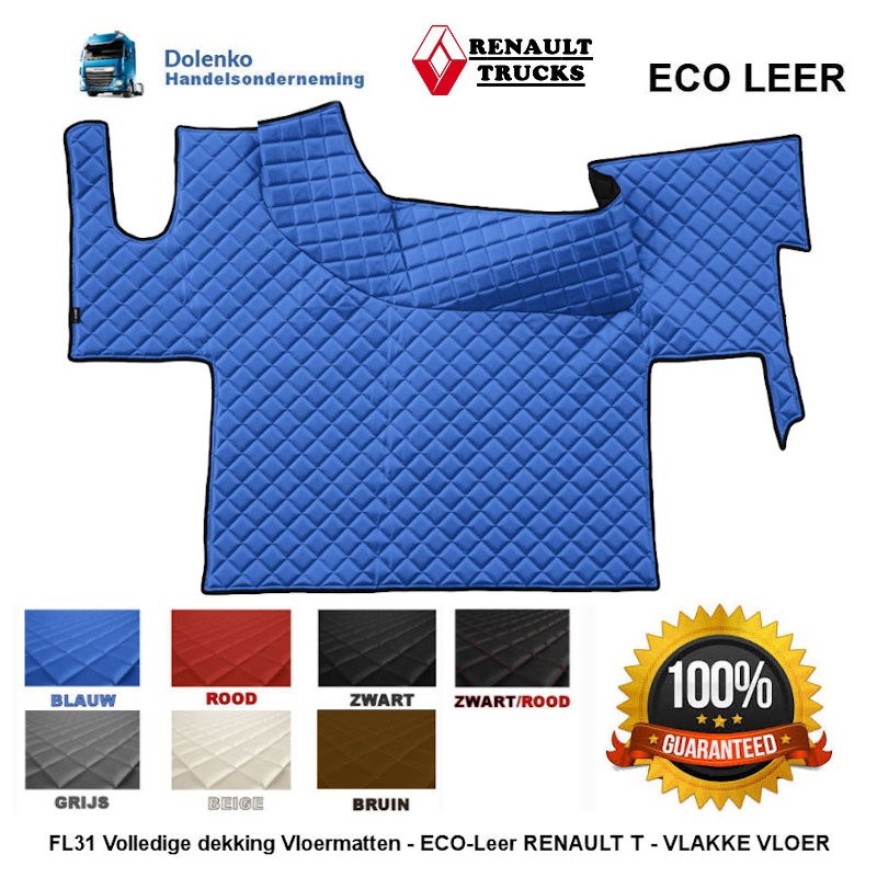 RENAULT T (01.2014-04.2021) FLAT FLOOR TUNNELCOVER AND FLOORMATS FL31-SM31
