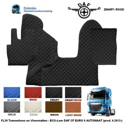 DAF CF EURO 6 Automatic Gearbox - Tunnelcover and floormats FL39-SM39