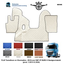 DAF CF Euro 6 Handgeschakeld  Motortunnelhoes en vloermatten