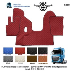 DAF CF Euro 6 Handgeschakeld  Motortunnelhoes en vloermatten