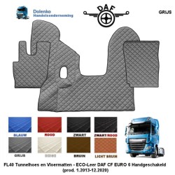 DAF CF Euro 6 Handgeschakeld  Motortunnelhoes en vloermatten