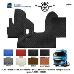 DAF CF EURO 6 Manual Gearbox - Tunnelcover and floormats FL40-SM40