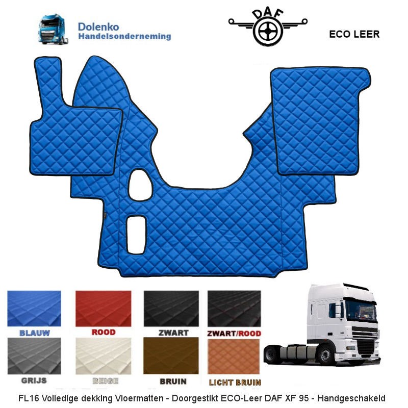 DAF XF 95 Manual Gearbox-Tunnelcover and floormats FL16-SM16
