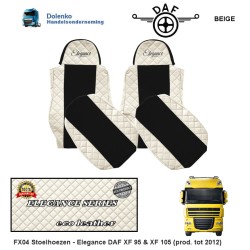 DAF XF 95 & XF 105 (prod. to 2012) Seat covers - ECO LEATHER Elegance, FX04-UX04