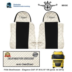 DAF XF 95 & XF 105 (prod. to 2012) Seat covers - ECO LEATHER Elegance, FX04-UX04