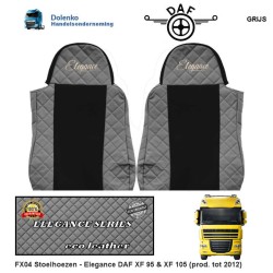DAF XF 95 & XF 105 (prod. to 2012) Seat covers - ECO LEATHER Elegance, FX04-UX04