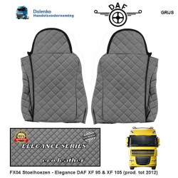DAF XF 95 & XF 105 (prod. to 2012) Seat covers - ECO LEATHER Elegance, FX04-UX04