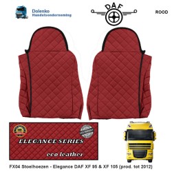 DAF XF 95 & XF 105 (prod. to 2012) Seat covers - ECO LEATHER Elegance, FX04-UX04