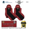 DAF XF 95 & XF 105 (prod. to 2012) Seat covers - ECO LEATHER Elegance, FX04-UX04