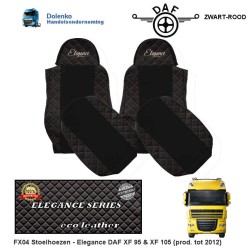 DAF XF 95 & XF 105 (prod. to 2012) - ECO LEDER - Stoelhoezen - Elegance. FX04-UX04