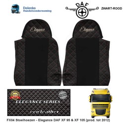 DAF XF 95 & XF 105 (prod. to 2012) Seat covers - ECO LEATHER Elegance, FX04-UX04