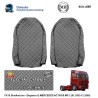 MERCEDES ACTROS MP 2 - ECO LEDER -Stoelhoezen - Elegance, (01.2003-12.2006)