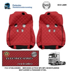 MERCEDES ACTROS MP4/MP5 - ECO LEDER -Stoelhoezen - Elegance, Geventileerde stoelen (prod. sinds 2011)