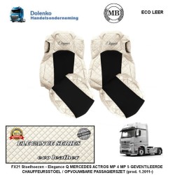 MERCEDES ACTROS MP4/MP5 Seat covers - Elegance,Ventilated Driver - Foldable Passenger seats (prod. since 2011)